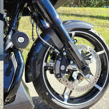 hogworkz 21" carbon fiber front fender for harley touring