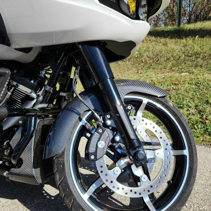 21" carbon fiber front fender for harley touring