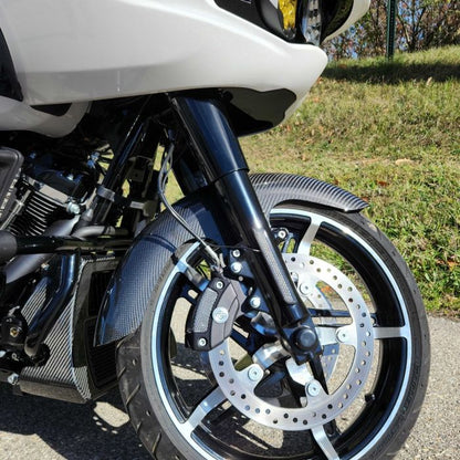 21" carbon fiber front fender for harley touring
