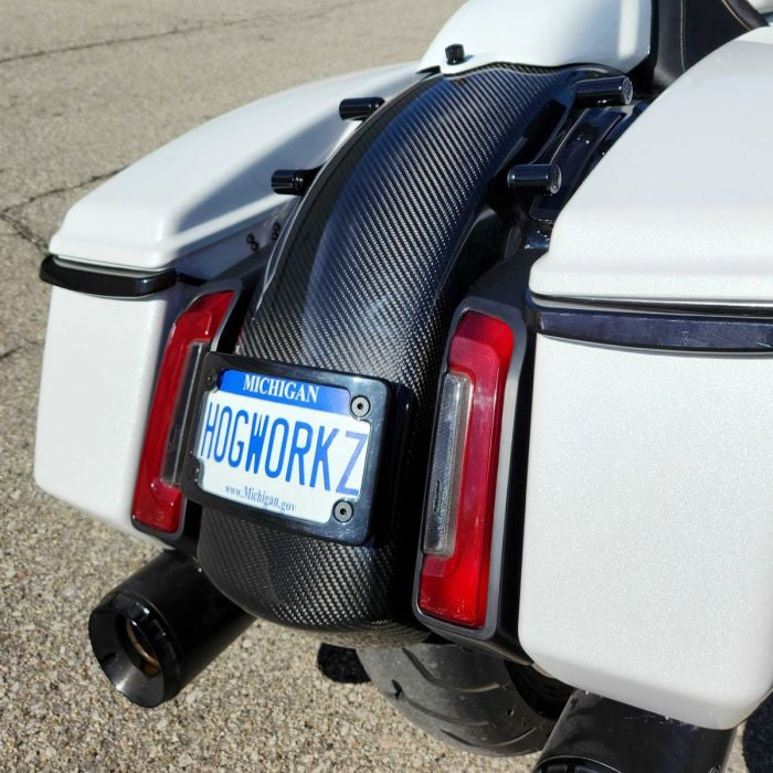 hogworkz full sweep carbon fiber rear fender