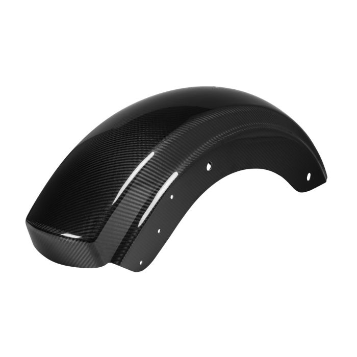 HOGWORKZ® 100% Carbon Fiber Full Sweep Rear Fender for Harley® Touring angle