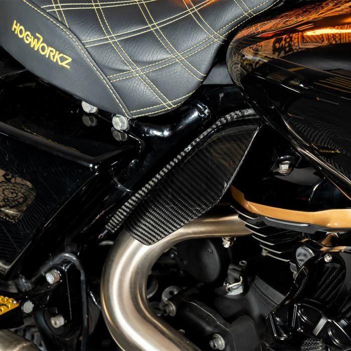 HOGWORKZ Carbon Fiber Air Deflectors for Harley® Touring