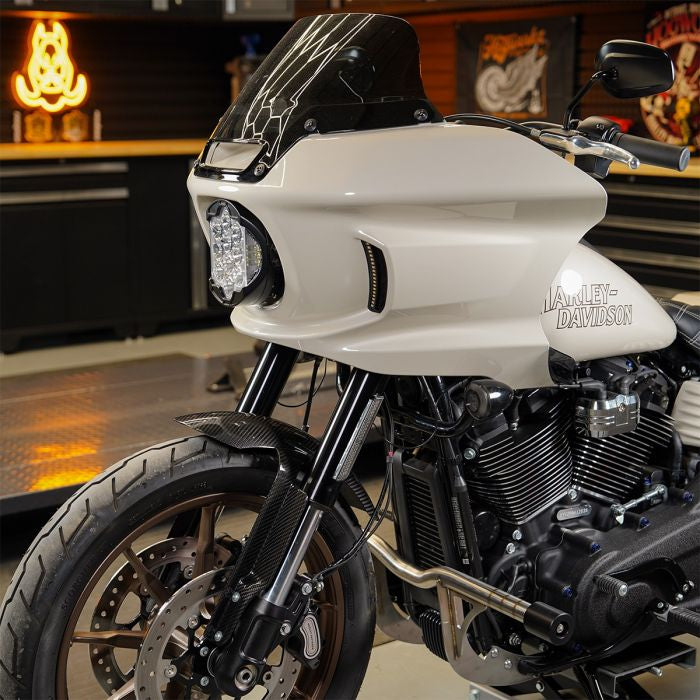 Carbon Fiber Chopped Front Fender for Harley® Low Rider S / Low Rider ST from HOGWORKZ on harley