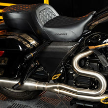 Carbon Fiber Chopped Side Covers for Harley® Touring from HOGWORKZ on bike
