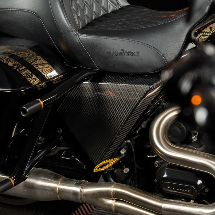 Carbon Fiber Chopped Side Covers for Harley® Touring '09-'26