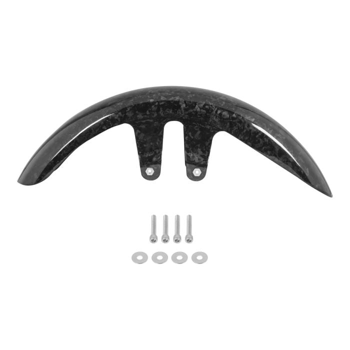 HOGWORKZ® Gloss Forged Carbon Fiber Front Fender for Harley® Touring kit