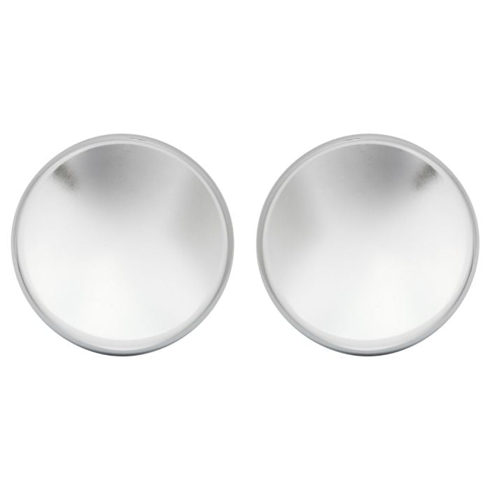 Chrome Fairing Mirror Hole Plugs for Harley® Street Glide from HOGWORKZ® front view
