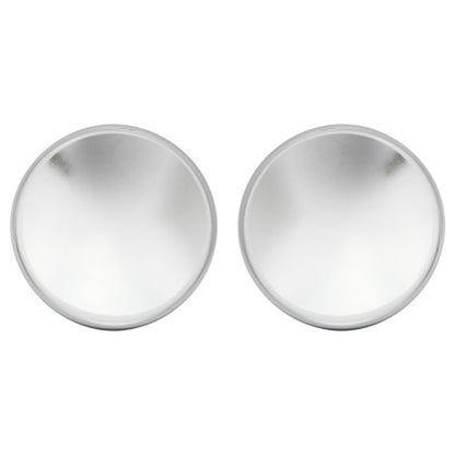 Chrome Fairing Mirror Hole Plugs for Harley® Street Glide from HOGWORKZ® front view
