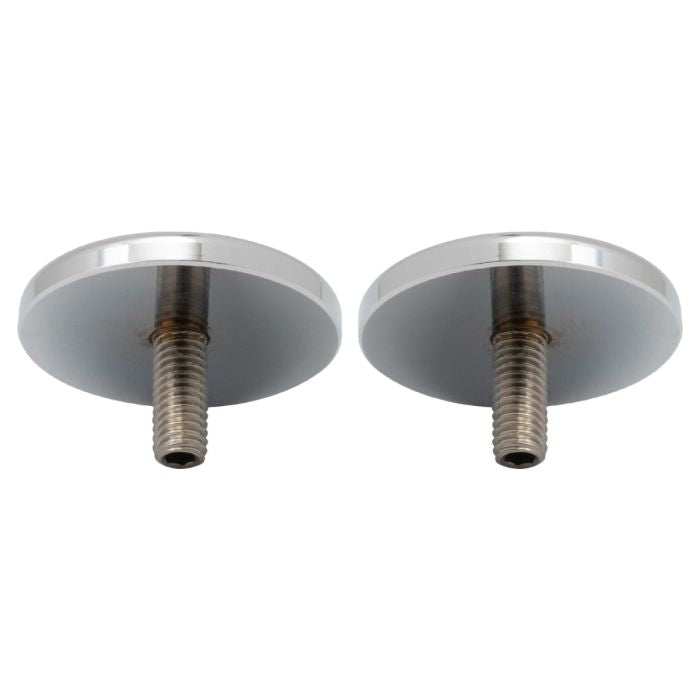 Chrome Fairing Mirror Hole Plugs for Harley® Street Glide from HOGWORKZ® threads up