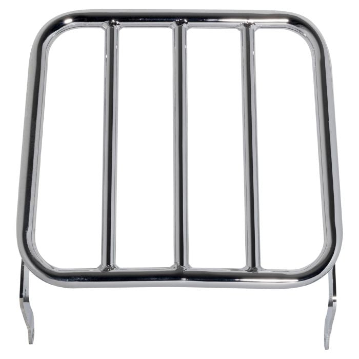 Harley Softail Chrome Luggage Rack Add-On for Sissy Bar Backrest '18-'23 from hogworkz top view