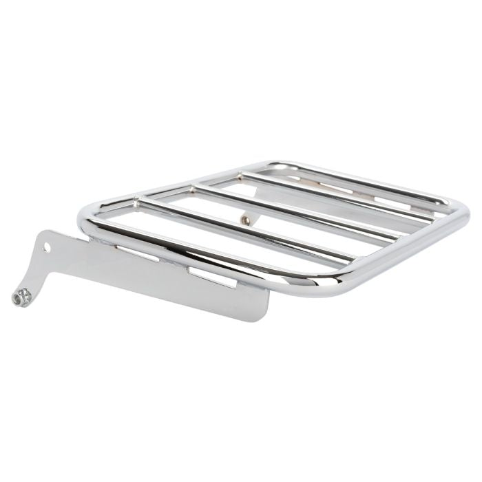 Chrome Luggage Rack Add-On for Harley® Fat Boy / Breakout  from HOGWORKZ angle