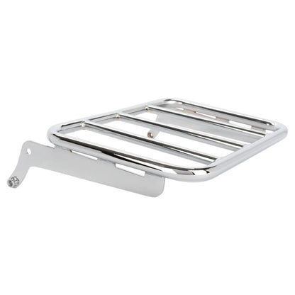 Chrome Luggage Rack Add-On for Harley® Fat Boy / Breakout  from HOGWORKZ angle