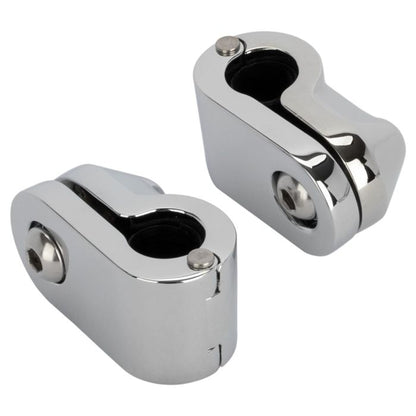 Chrome Luggage Rack Add-On for Harley® Low Rider / Sport Glide from HOGWORKZ clamps