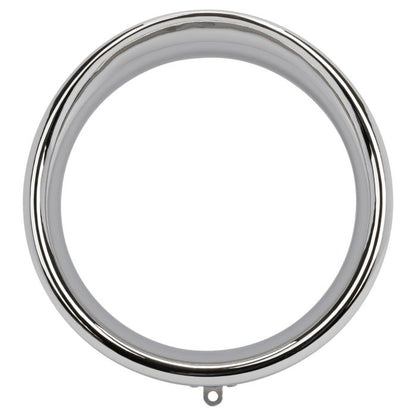 Chrome 7" Headlight Visor Trim Ring for Harley-Davidson® Softail or Freewheeler FLRT from HOGWORKZ® front