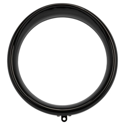 Black 7" Headlight Visor Trim Ring for Harley-Davidson® Softail / Freewheeler FLRT from HOGWORKZ front