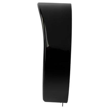 Black 7" Headlight Visor Trim Ring for Harley-Davidson® Softail / Freewheeler FLRT from HOGWORKZ side