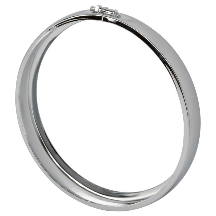 5.75" Chrome Headlight Trim Ring for Harley-Davidson® OEM Replacement: 67790-93A from HOGWORKZ  angle