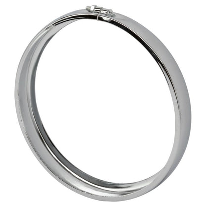 5.75" Chrome Headlight Trim Ring for Harley-Davidson® OEM Replacement: 67790-93A from HOGWORKZ  angle