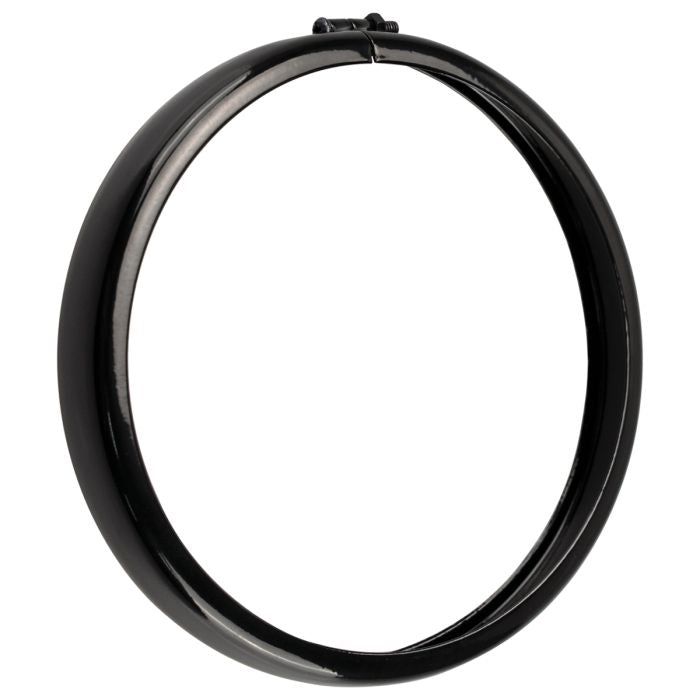 5.75" Black Headlight Trim Ring for Harley-Davidson® OEM Replacement: 67790-93A from HOGWORKZ side