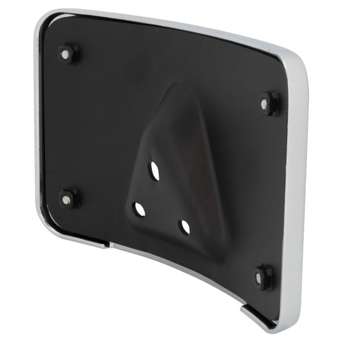Chrome Laydown / Curved License Plate Mount for Harley-Davidson® Motorcycles from HOGWORKZ angle