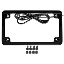 Black LED Low Profile License Plate Frame for Harley-Davidson® Motorcycles from HOGWORKZ