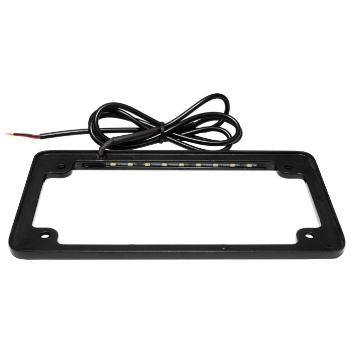 Black LED Low Profile License Plate Frame for Harley-Davidson® Motorcycles from HOGWORKZ bottom