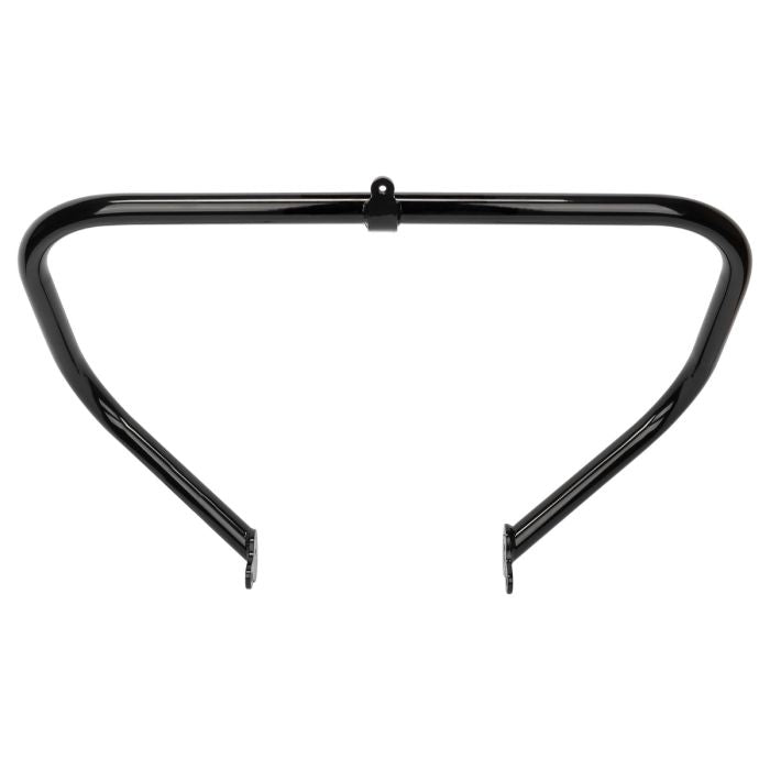Black Harley® Touring Engine Guard / Crash Bar fits '09-'23 back view