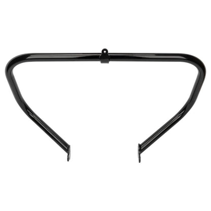Black Harley® Touring Engine Guard / Crash Bar fits '09-'23 back view