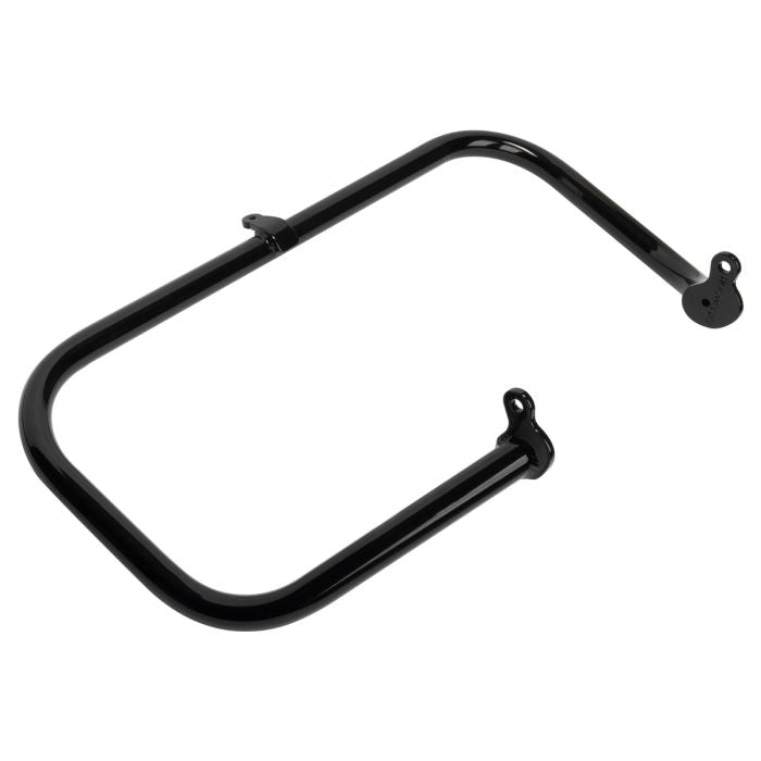 Black Harley® Touring Engine Guard / Crash Bar fits '09-'23 back left view