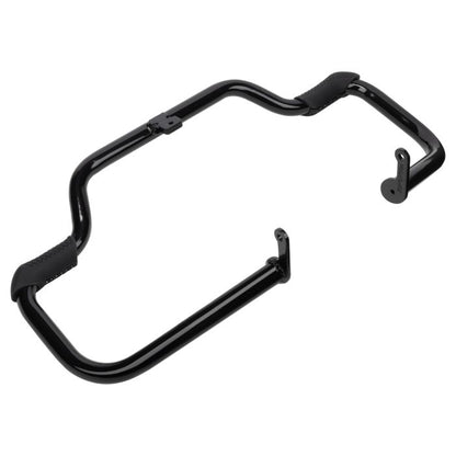 Harley® Softail Flat Black Mustache Engine Guard / Crash Bar angle