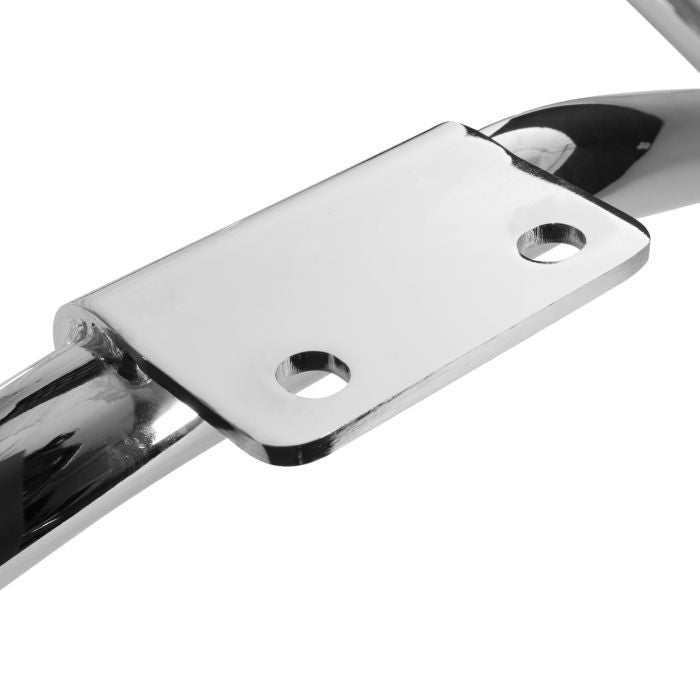 Harley-Davidson® Sportster Chrome Mustache Engine Guard and Crash Bar from HOGWORKZ® bracket