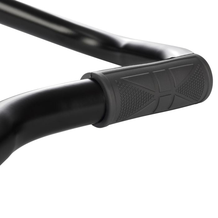Harley-Davidson® Dyna '06-'17 Black Mustache Engine Guard / Crash Bar from HOGWORKZ® foot pegs