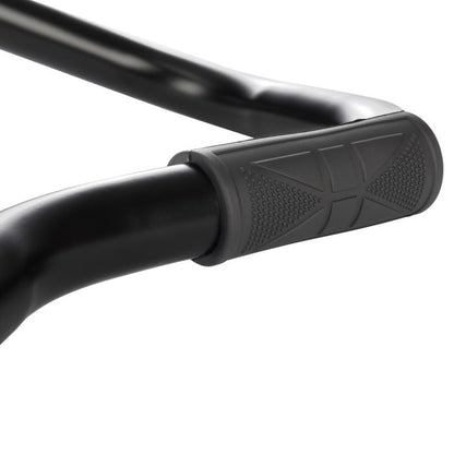 Harley-Davidson® Dyna '06-'17 Black Mustache Engine Guard / Crash Bar from HOGWORKZ® foot pegs