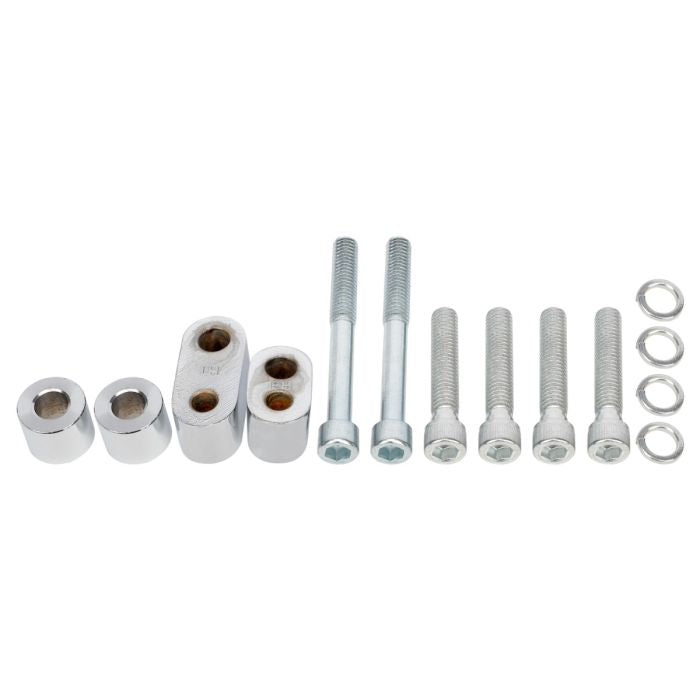 Chrome 3/4" Driver Floorboard Extension Kit for Harley