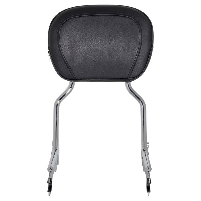 Harley Softail Chrome Sissy Bar Backrest for '18-'23 from HOGWORKZ front view
