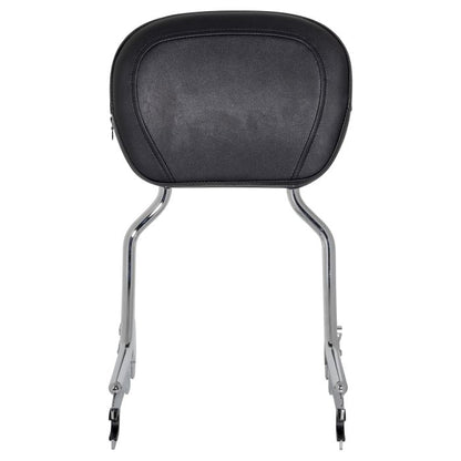 Harley Softail Chrome Sissy Bar Backrest for '18-'23 from HOGWORKZ front view