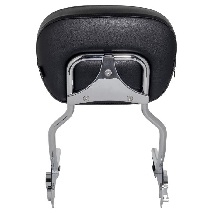 Harley Softail Chrome Sissy Bar Backrest for '18-'23 from HOGWORKZ rear view