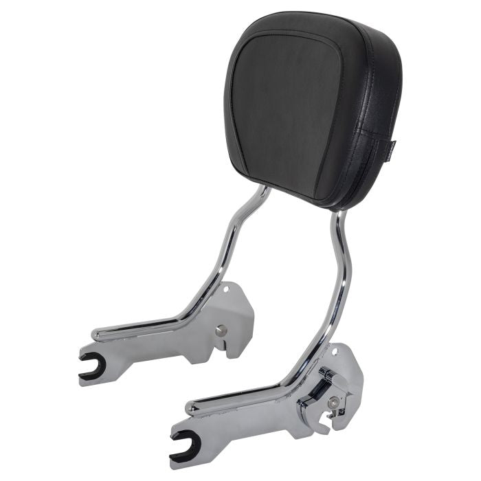 Harley Softail Chrome Sissy Bar Backrest for '18-'23 from HOGWORKZ right angle
