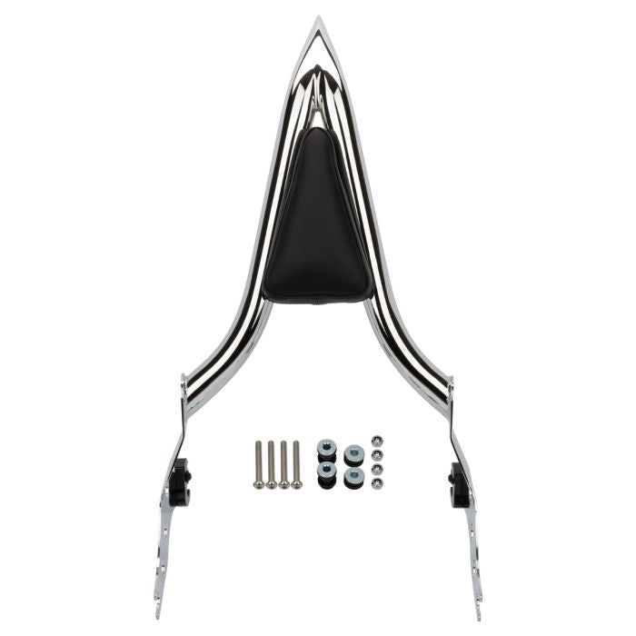 Chrome Detachable Havoc Sissy Bar Backrest for Harley® Breakout / Fat Boy from HOGWORKZ kit