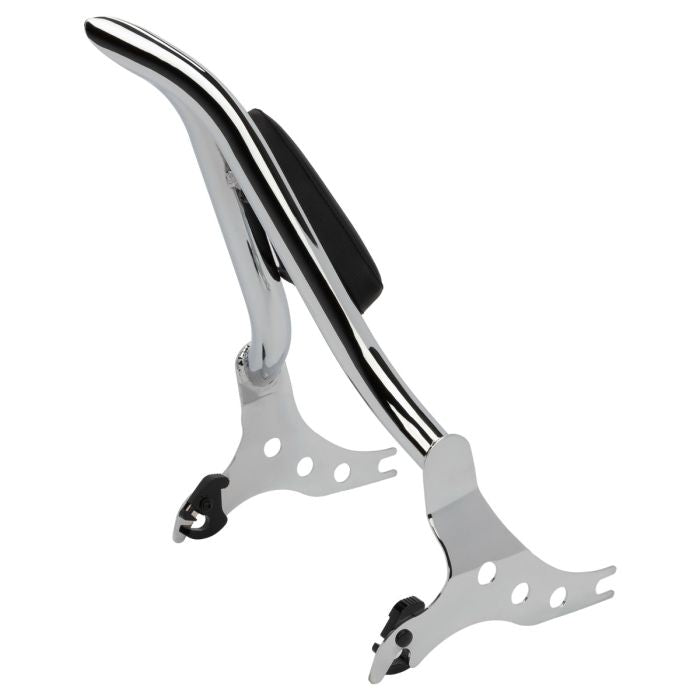 Chrome Detachable Havoc Sissy Bar Backrest for Harley® Breakout / Fat Boy from HOGWORKZ angle