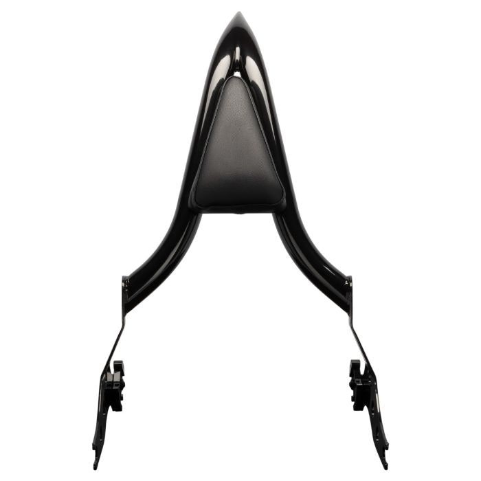 Black Detachable Havoc Sissy Bar Backrest for Harley® Breakout / Fat Boy  from HOGWORKZ front