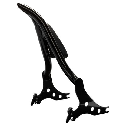Black Detachable Havoc Sissy Bar Backrest for Harley® Breakout / Fat Boy  from HOGWORKZ angle