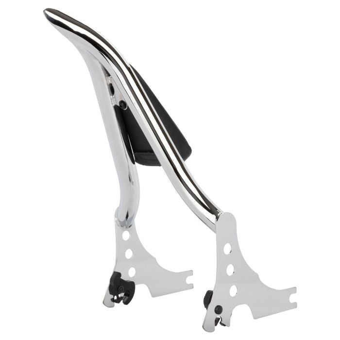Chrome Detachable Havoc Sissy Bar Backrest for Harley® Sportster from HOGWORKZ angle