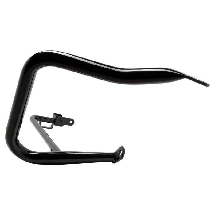 HOGWORKZ® 1.25" PORK CHOP Saddlebag Guards in black for Harley® Touring left