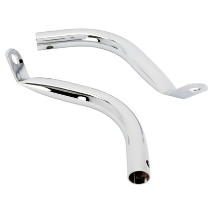 Chrome Saddlebag Guard Eliminator Kit for Harley® Touring from HOGWORKZ® side