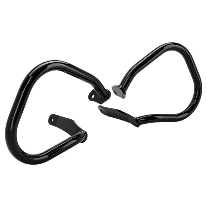 Black Saddlebag Guards for Harley® Low Rider ST from HOGWORKZ angle