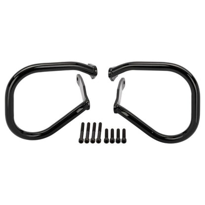 Black Saddlebag Guards for Harley® Low Rider ST from HOGWORKZ kit