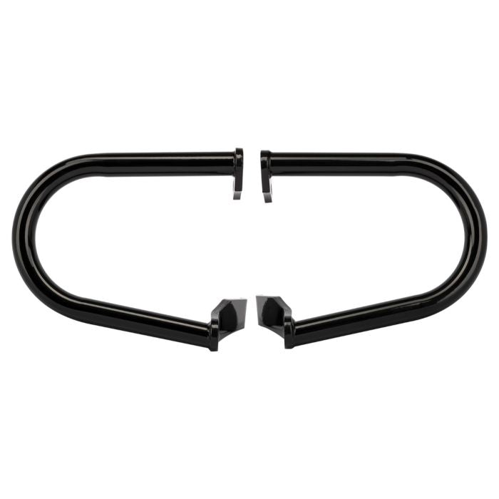 Black Saddlebag Guards for Harley® Sport Glide from HOGWORKZ front