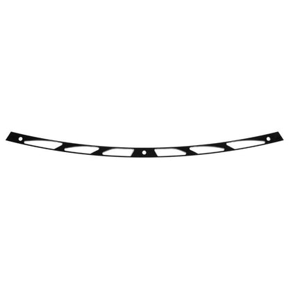 Harley '96-'13 Touring Hollow Cut Billet Windshield Trim in Black