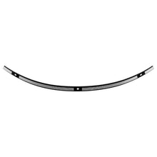 Harley '14+ Touring Contrast Cut Billet Windshield Trim in Black